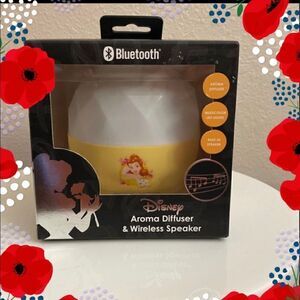 DISNEY BELLE BLUETOOTH WIRELESS SPEAKER AROMA DIFFUSER COLORED LED LIGHTS